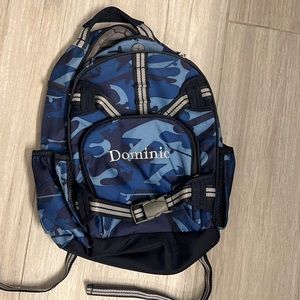 Pottery Barn Mackenzie Small blue camo backpack